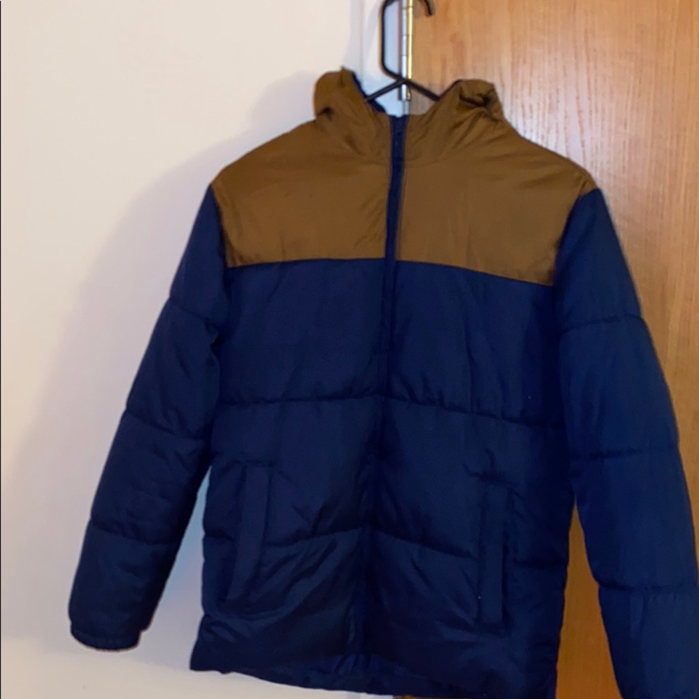 Blue and Mustard  yellow boys jacket